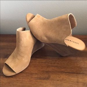 Lucky Brand Suede Wedges